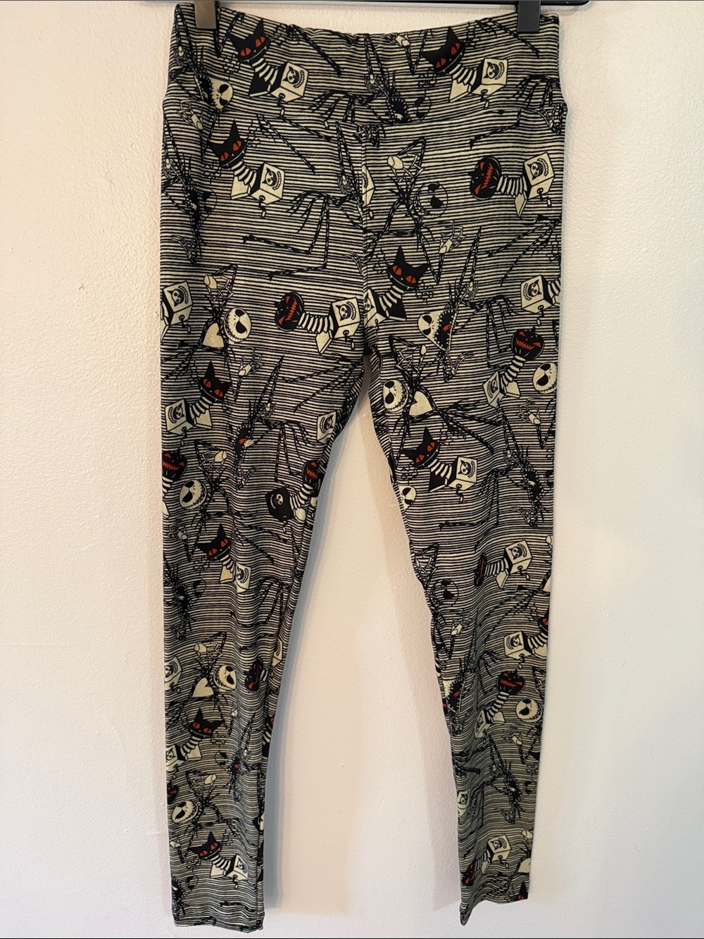 LuLaRoe Disney Nightmare Before Christmas Jack Skellington Novelty Leggings NWOT